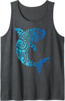 Tribal Hawaii Shark stílusú ujjatlan póló
