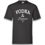 Vodka feliratú rövidujjú póló (Nagy méretben is)